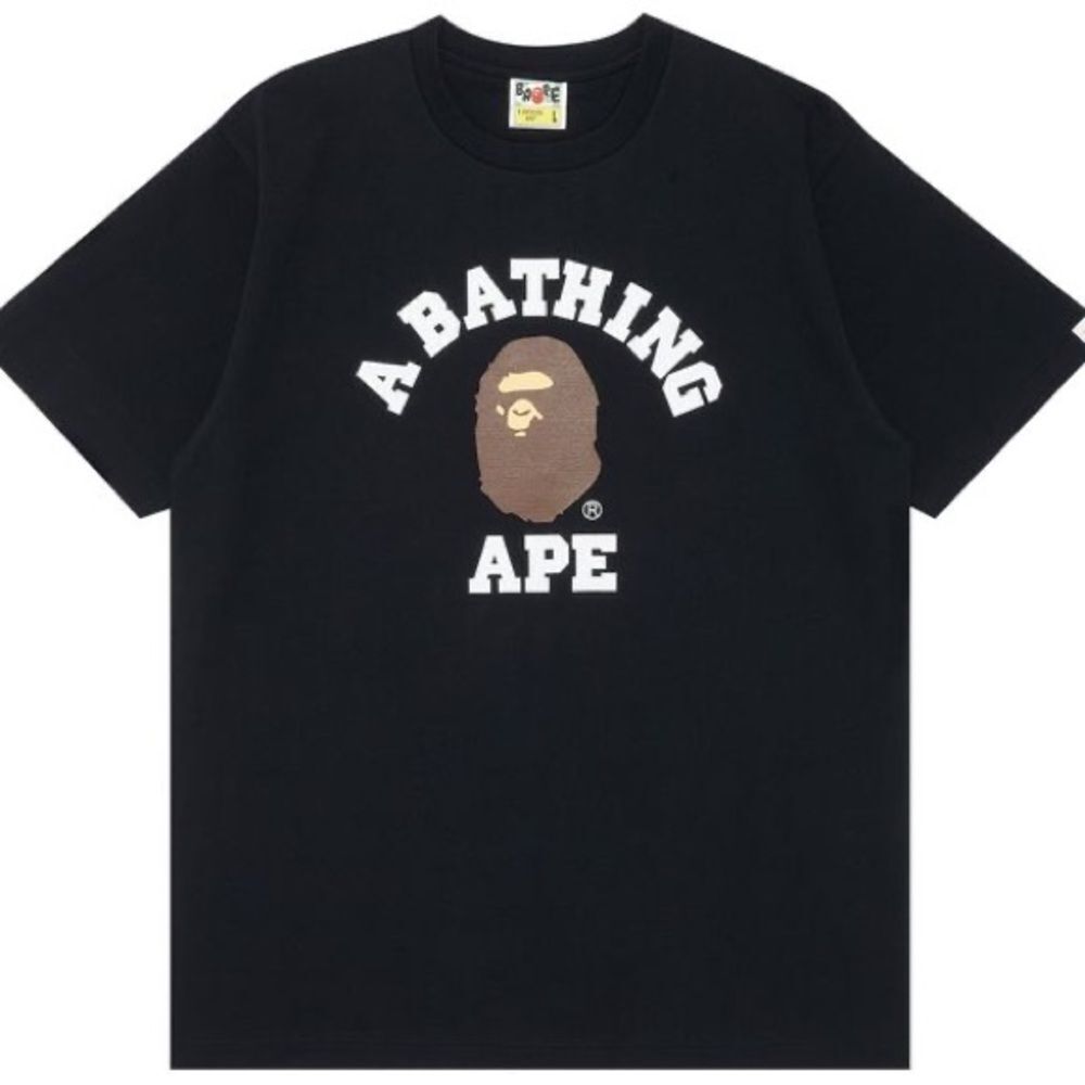 Bape bathing ape I LOVE BAPE COLLEGE TEE‎ LADIES size M  NWT in packaging